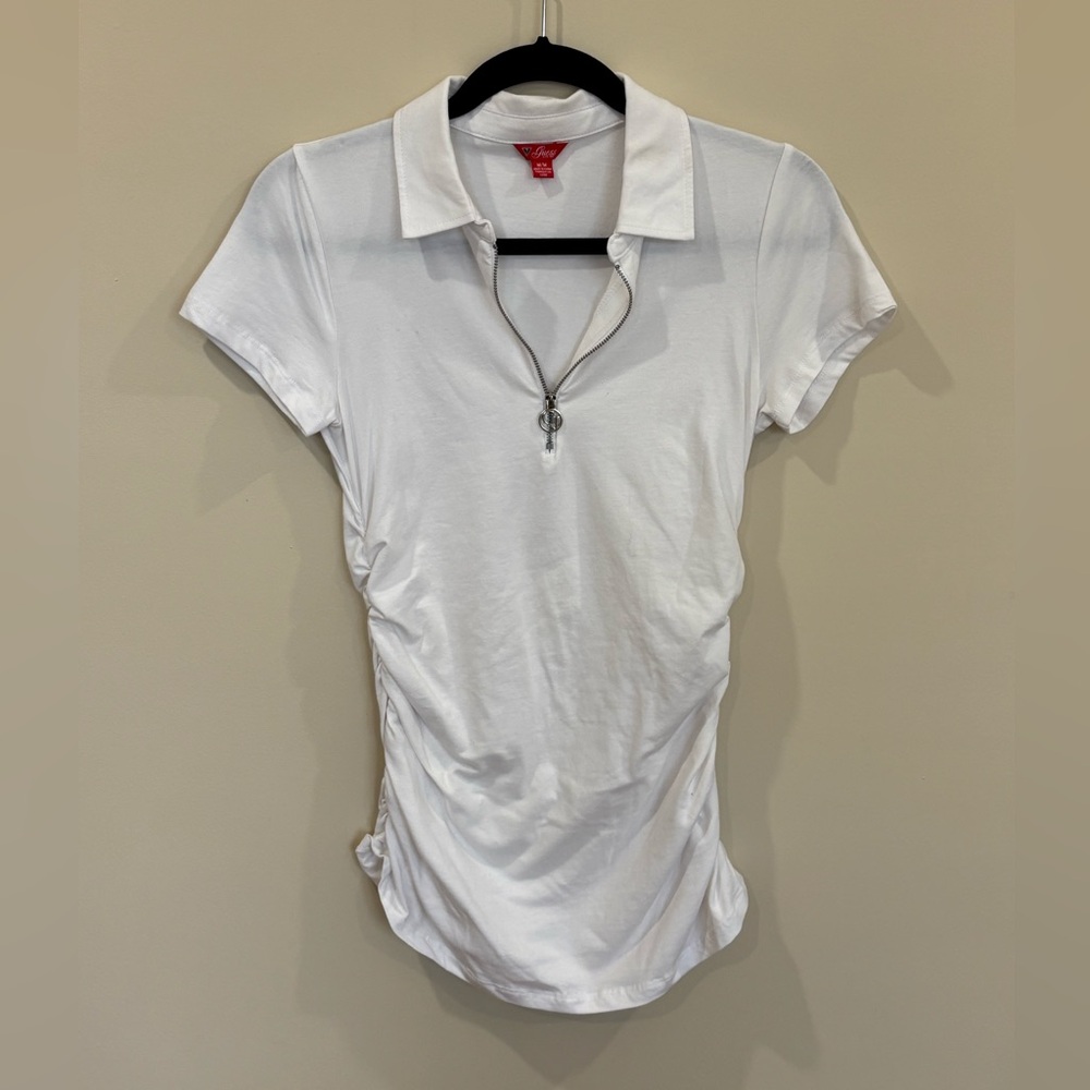 Guess White Polo Shirt
